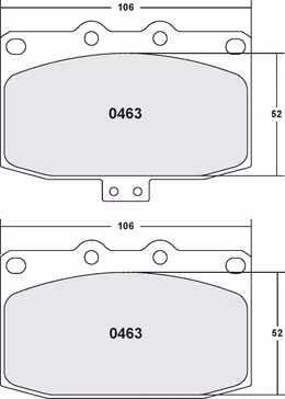 0463.97.15.44, PFC 0463.97.15.44 Front Brake Pads for MAZDA RX7 (97 Compound, 15mm) в ОАЭ, Дубай. Состояние - новое. Цена 2 130 AED. Фото, контакты продавца | AUTO.AE