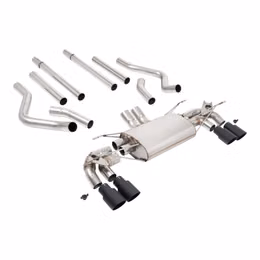 SSXLR235, MILLTEK SSXLR235 Cat-Back Exhaust, 2.76" (Cerakote Black GT-90 Trims) for LAND ROVER Defender 130 5.0 2023- في الإمارات, دبي. Condition - new. Price 20,180 AED. Photo, seller contacts | AUTO.AE