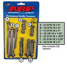 ARP-454-3201, ARP Timing Cover Bolt Kits 454-3201 в ОАЭ, Дубай. Состояние - новое. Цена 340 AED. Фото, контакты продавца | AUTO.AE