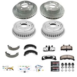 PWR-K15048DK-36, PowerStop Z36 Truck and Tow Disc and Drum Brake Upgrade Kits for 1990-2002 ASTRO, 2001-2002 SAFARI - K15048DK-36 в ОАЭ, Дубай. Состояние - новое. Цена 2 200 AED. Фото, контакты продавца | AUTO.AE