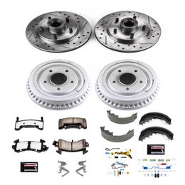 PWR-K15051DK-36, PowerStop Z36 Truck and Tow Disc and Drum Brake Upgrade Kits for 1991 S10 BLAZER, S15 JIMMY, SONOMA - K15051DK-36 в ОАЭ, Дубай. Состояние - новое. Цена 2 430 AED. Фото, контакты продавца | AUTO.AE
