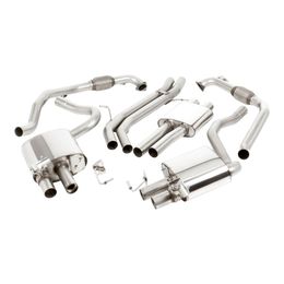 SSXAU1179, MILLTEK SSXAU1179 Cat-Back Exhaust, 2.5'' (Quad Cerakote Black Trims) for AUDI S5 Sportback RHD (B9) 2017- in UAE, Dubai. Condition - new. Price 19,750 AED. Photo, seller contacts | AUTO.AE