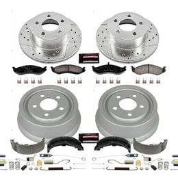 PWR-K15073DK, PowerStop Z23 Evolution Sport Disc and Drum Brake Upgrade Kits for 1992-1999 CHEROKEE, 1991-1999 WRANGLER - K15073DK в ОАЭ, Дубай. Состояние - новое. Цена 1 760 AED. Фото, контакты продавца | AUTO.AE