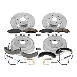 PWR-K15238DK, PowerStop Z23 Evolution Sport Disc and Drum Brake Upgrade Kits for 2007-2008 SIERRA 1500, SILVERADO 1500 - K15238DK в ОАЭ, Дубай. Состояние - новое. Цена 2 630 AED. Фото, контакты продавца | AUTO.AE