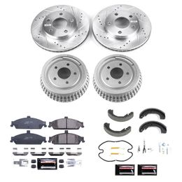 PWR-KOE15542DK, PowerStop Autospecialty Stock Replacement Disc and Drum Brake Kits for 2004-2005 CLASSIC, 1997-2003 MALIBU - KOE15542DK في الإمارات, دبي. Condition - new. Price 1,400 AED. Photo, seller contacts | AUTO.AE