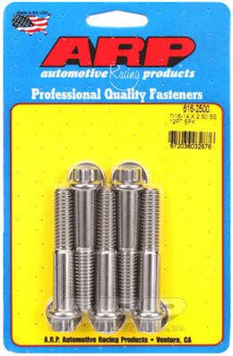 616-2500, ARP 616-2500 SAE Bolt Kit 7/16-14 X 2.500 12pt SS bolts в ОАЭ, Дубай. Состояние - новое. Цена 280 AED. Фото, контакты продавца | AUTO.AE