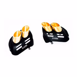 F1 666 18, NOVITEC F1 666 18 Tailpipes, Gold-Plated Stainless Steel, 2pcs for FERRARI Purosangue 2022- في الإمارات, دبي. Condition - new. Price 22,530 AED. Photo, seller contacts | AUTO.AE