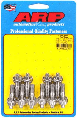 400-8022, ARP 400-8022 Accessory Stud Kit M8 X 1.25 X 38mm. broached. 10 pieces в ОАЭ, Дубай. Состояние - новое. Цена 620 AED. Фото, контакты продавца | AUTO.AE