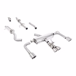 SSXTY161, MILLTEK SSXTY161 Cat-Back Exhaust, 3" (Brushed Titanium GT Tips) for TOYOTA GR Corolla 1.6 Turbo 2023- in UAE, Dubai. Condition - new. Price 19,410 AED. Photo, seller contacts | AUTO.AE