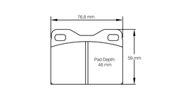 1151-RSH42, PAGID 1151-RSH42 Rear brake pads RSH42 MERCEDES-Benz 190 2.3/2.5 16V (W201) في الإمارات, دبي. Condition - new. Price 1,040 AED. Photo, seller contacts | AUTO.AE