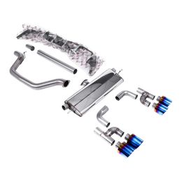 SSXVW698, MILLTEK SSXVW698 Cat-Back Exhaust, 3.15" (Blue Titanium GT-115 Tips) for VW Golf GTI (MK8) in UAE, Dubai. Condition - new. Price 16,750 AED. Photo, seller contacts | AUTO.AE