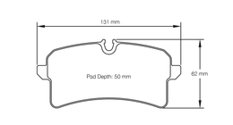 4938-RSC1, PAGID 4938-RSC1 Rear brake pads RSC1 AUDI S6 / S7/ RS6 (C7) [ceramic brakes] / Bentley Continental GT في الإمارات, دبي. Condition - new. Price 2,560 AED. Photo, seller contacts | AUTO.AE