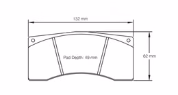 2704-RSLD1, PAGID 2704-RSLD1 Rear brake pads RSLD1 BMW M8 GTE [race car] / M2 CS Racing [Permit A 450PS] / PORSCHE 991.2 GT2 RS Clubsport [race car] в ОАЭ, Дубай. Состояние - новое. Цена 5 760 AED. Фото, контакты продавца | AUTO.AE