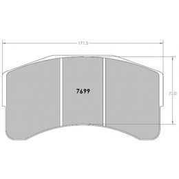 7699.82.32.44, PFC 7699.82.32.44 Front Brake Pads RACING 82 CMPD 32 mm for LAMBORGHINI Huracan ST EVO GT2 в ОАЭ, Дубай. Состояние - новое. Цена 4 840 AED. Фото, контакты продавца | AUTO.AE