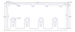 FOG-6118-4, Flatout Gaskets Valve Cover Gaskets 6118.4 в ОАЭ, Дубай. Состояние - новое. Цена 350 AED. Фото, контакты продавца | AUTO.AE