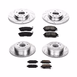 PWR-K2710, PowerStop Z23 Evolution Sport Brake Upgrade Kits for 2003-2005 350Z, G35 - K2710 в ОАЭ, Дубай. Состояние - новое. Цена 1 580 AED. Фото, контакты продавца | AUTO.AE