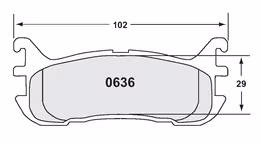 0636.97.13.44, PFC 0636.97.13.44 Brake Pads rear for MAZDA MX5 1994-2005 (97 Compound, 13mm) в ОАЭ, Дубай. Состояние - новое. Цена 1 180 AED. Фото, контакты продавца | AUTO.AE
