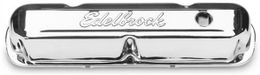 EDL-4495, Edelbrock Signature Series Chrome Valve Covers 4495 в ОАЭ, Дубай. Состояние - новое. Цена 430 AED. Фото, контакты продавца | AUTO.AE
