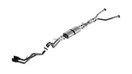 140940BC, BORLA 140940BC Exhaust System Cat-Back "ATAK" D RD RL AC S 2.50" TIP: 4.50" RD X 10.00" BLACK CHROME for TOYOTA TUNDRA '22-'24 3.4L V6 AT 2+4WD 4DR CCSB+ECSTB WB 145.7" في الإمارات, دبي. Condition - new. Price 10,950 AED. Photo, seller contacts | AUTO.AE
