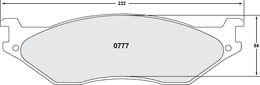 0777.10, PFC 0777.10 Brake pads Z-RATED FORD F450/F550 in UAE, Dubai. Condition - new. Price 950 AED. Photo, seller contacts | AUTO.AE