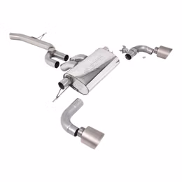 SSXTY140, MILLTEK SSXTY140 Filter-Back Exhaust, 2.76" (Brushed Titanium GT-115 Trims) for TOYOTA GR Supra 2.0 Turbo EU (A90) 2021- in UAE, Dubai. Condition - new. Price 13,560 AED. Photo, seller contacts | AUTO.AE