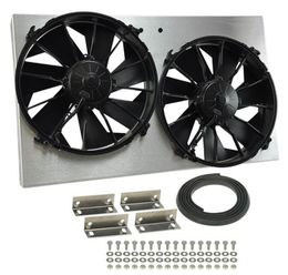 DER-16825, 12 Inch 4,000 CFM Derale High-Output Dual RAD Fan and Shroud Kit 16825 в ОАЭ, Дубай. Состояние - новое. Цена ⁦3 020 AED⁩. Фото, контакты продавца | AUTO.AE