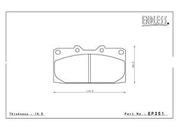 EP351MA45B, ENDLESS EP351MA45B Front brake pads SUBARU IMPREZA WRX (GDA)/NISSAN S13/S14 في الإمارات, دبي. Condition - new. Price 1,900 AED. Photo, seller contacts | AUTO.AE