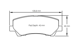8204-RSL29, PAGID 8204-RSL29 Rear brake pads RSL29 FORD Mustang GT [performance package - 6 piston Brembo / 15" discs] в ОАЭ, Дубай. Состояние - новое. Цена 1 640 AED. Фото, контакты продавца | AUTO.AE