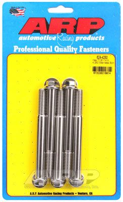 624-4250, ARP 624-4250 SAE Bolt Kit 7/16-14 X 4.250 hex 1/2 wrenching SS bolts в ОАЭ, Дубай. Состояние - новое. Цена 300 AED. Фото, контакты продавца | AUTO.AE