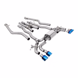 SSXBM1230, MILLTEK SSXBM1230 Cat-Back Exhaust, 3.15" (Blue Titanium GT-100 Trims) for BMW M5 / M5 Competition LCI (F90) OPF/GPF в ОАЭ, Дубай. Состояние - новое. Цена 31 890 AED. Фото, контакты продавца | AUTO.AE