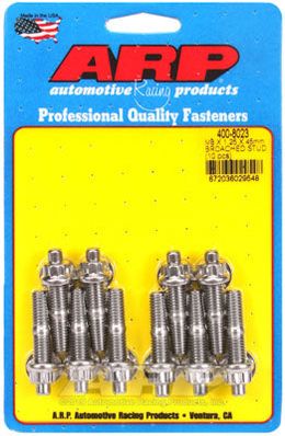 400-8023, ARP 400-8023 Accessory Stud Kit M8 X 1.25 X 45mm. broached. 10 pieces в ОАЭ, Дубай. Состояние - новое. Цена 620 AED. Фото, контакты продавца | AUTO.AE