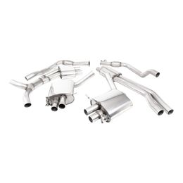 SSXAU992, MILLTEK SSXAU992 Cat-Back Exhaust, 2.76" (Titanium Trims) for AUDI RS5 Coupe (B9.5) Non OPF 2019- в ОАЭ, Дубай. Состояние - новое. Цена 23 570 AED. Фото, контакты продавца | AUTO.AE