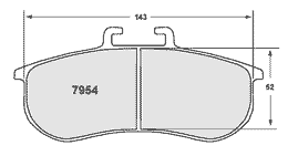 7954.13.28.44, PFC 7954.13.28.44 Brake Pads RACE 13 CMPD 28 mm (for PFC ZR54 caliper) for BMW M3 (E92) 2007-2013 in UAE, Dubai. Condition - new. Price 2,940 AED. Photo, seller contacts | AUTO.AE