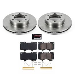 PWR-KOE2324, PowerStop Z17 Evolution Plus Stock Replacement Brake Kits for 2001-2007 SEQUOIA, 2000-2006 TUNDRA - KOE2324 in UAE, Dubai. Condition - new. Price 790 AED. Photo, seller contacts | AUTO.AE