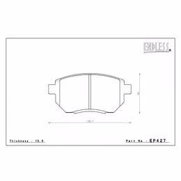 EP427SSY, ENDLESS EP427SSY Front brake pads INFINITI FX 35/FX 45 (03-05)/NISSAN (04-08) في الإمارات, دبي. Condition - new. Price 720 AED. Photo, seller contacts | AUTO.AE