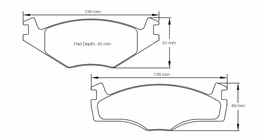 4011-RSL29, PAGID 4011-RSL29 Front brake pads RSL29 VW POLO (6n) 1.3i/1.4i (94-99) in UAE, Dubai. Condition - new. Price 1,220 AED. Photo, seller contacts | AUTO.AE