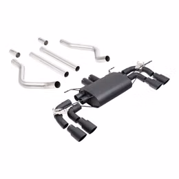 SSXLR256, MILLTEK SSXLR256 Cat-Back Exhaust, 2.76'' (Quad GT-90 Cerakote Black Trims) for LAND ROVER Defender 90 5.0 2021- في الإمارات, دبي. Condition - new. Price 26,400 AED. Photo, seller contacts | AUTO.AE