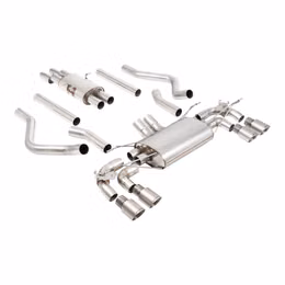 SSXLR241, MILLTEK SSXLR241 Cat-Back Exhaust, 2.76" (Brushed Titanium GT-90 Trims) for LAND ROVER Defender 130 5.0 2023- في الإمارات, دبي. Condition - new. Price 22,770 AED. Photo, seller contacts | AUTO.AE