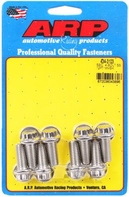 434-3103, ARP 434-3103 Motor Mount Bolt Kit for Chevrolet LS. mount bracket to block. 8 pc.. ARP Stainless. 12pt в ОАЭ, Дубай. Состояние - новое. Цена 290 AED. Фото, контакты продавца | AUTO.AE