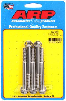 622-3000, ARP 622-3000 SAE Bolt Kit 5/16-18 x 3.000 hex SS bolts в ОАЭ, Дубай. Состояние - новое. Цена 230 AED. Фото, контакты продавца | AUTO.AE