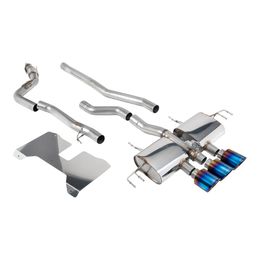 SSXHO278, MILLTEK SSXHO278 Cat-Back Exhaust, 3" (Blue Titanium GT-115 Trims) for HONDA Civic Type R (FL5) 2022- в ОАЭ, Дубай. Состояние - новое. Цена 14 570 AED. Фото, контакты продавца | AUTO.AE