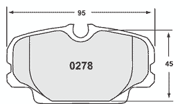 0278.11.17.44, PFC 0278.11.17.44 Front Brake Pads for MERCEDES-Benz W201 190 1.8/2.0/2.3 (11 Compound, 17mm) في الإمارات, دبي. Condition - new. Price 1,110 AED. Photo, seller contacts | AUTO.AE