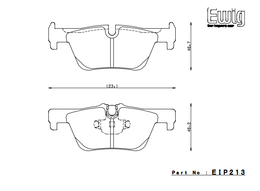 EIP213MX72, ENDLESS EIP213MX72 Rear brake pads BMW F30/F31 in UAE, Dubai. Condition - new. Price 1,170 AED. Photo, seller contacts | AUTO.AE