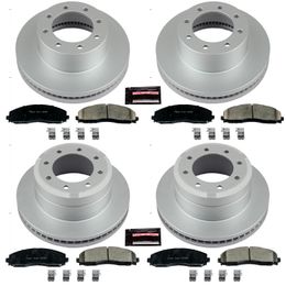 PWR-CRK6405, PowerStop Z17 Evolution Plus GEOMET Coated Brake Kits for 2012-2022 F-250 SUPER DUTY, 2013-2022 F-350 SUPER DUTY - CRK6405 в ОАЭ, Дубай. Состояние - новое. Цена 3 740 AED. Фото, контакты продавца | AUTO.AE