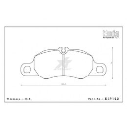 EIP193MA45B, ENDLESS EIP193MA45B Front brake pads PORSCHE 3.6 CARRERA/911(991) 3.4 CARRERA/4 в ОАЭ, Дубай. Состояние - новое. Цена 2 070 AED. Фото, контакты продавца | AUTO.AE