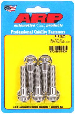 613-1500, ARP 613-1500 SAE Bolt Kit 3/8-16 x 1.500 12pt SS bolts в ОАЭ, Дубай. Состояние - новое. Цена 230 AED. Фото, контакты продавца | AUTO.AE