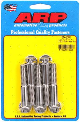 614-2500, ARP 614-2500 SAE Bolt Kit 7/16-14 X 2.500 12pt 1/2 wrenching SS bolts в ОАЭ, Дубай. Состояние - новое. Цена 270 AED. Фото, контакты продавца | AUTO.AE