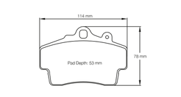 2407-RST3, PAGID 2407-RST3 Front brake pads RST3 PORSCHE Boxster [987] 05 - 15 في الإمارات, دبي. Condition - new. Price 1,700 AED. Photo, seller contacts | AUTO.AE