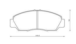 EP392SSY, ENDLESS EP392SSY Front brake pads HONDA CIVIC FD1/FD2/ACCORD CL8 in UAE, Dubai. Condition - new. Price 720 AED. Photo, seller contacts | AUTO.AE