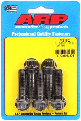 743-1500, ARP 743-1500 SAE Bolt Kit 7/16-20 x 1.500 12pt black oxide bolts في الإمارات, دبي. Condition - new. Price 210 AED. Photo, seller contacts | AUTO.AE
